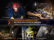 Fenix HM71R Rechargeable Industrial LED Headlamp, Headlamp, Fenix Store, at Festive Water Paddlesports