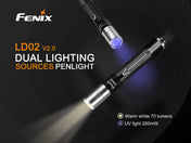 Fenix LD02 V2.0 EDC LED Penlight with UV Lighting, EDC Flashlight, Fenix Store, at Festive Water Paddlesports