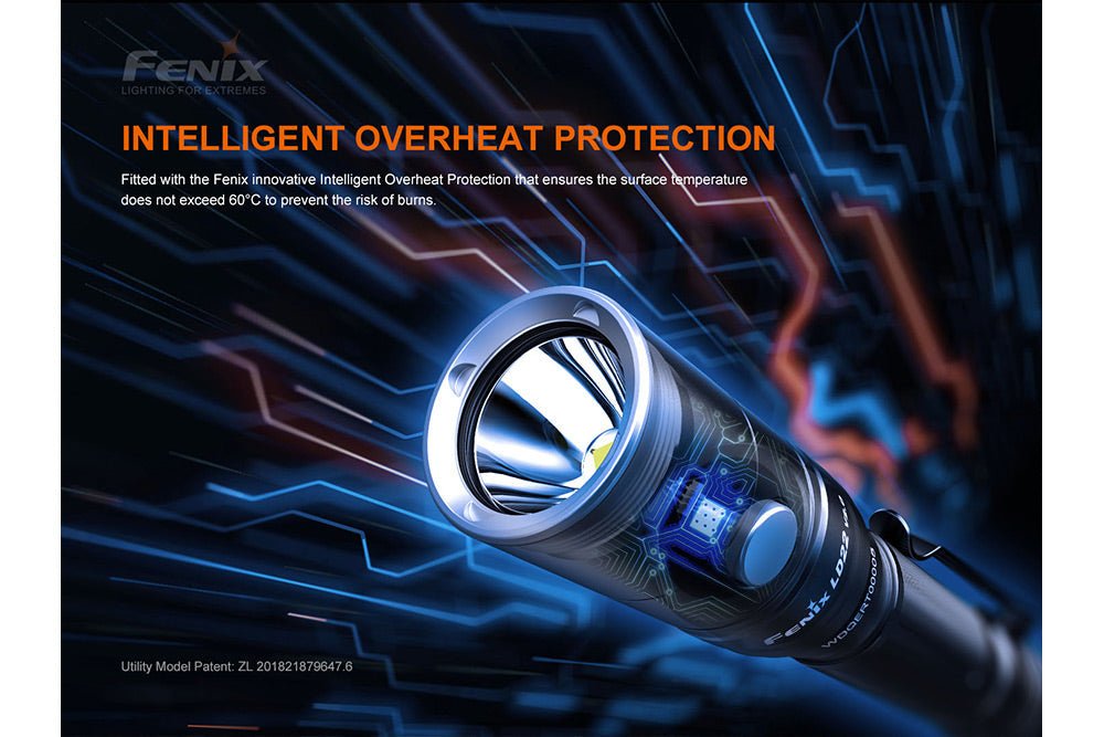 Fenix LD22 V2 Compact LED Flashlight - 800 Lumens, EDC Flashlight, Fenix Store, at Festive Water Paddlesports