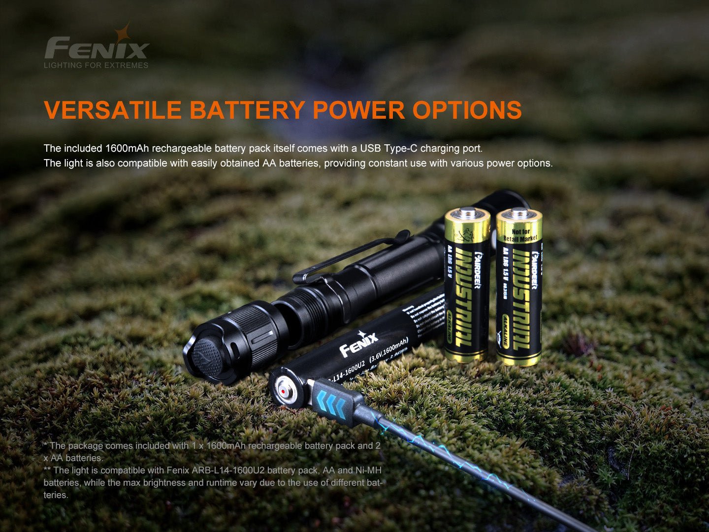 Fenix LD22 V2 Compact LED Flashlight - 800 Lumens, EDC Flashlight, Fenix Store, at Festive Water Paddlesports