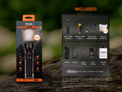 Fenix LD36R Multicolor Flashlight, EDC Flashlight, Fenix Store, Black at Festive Water Paddlesports