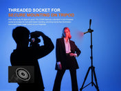 Fenix LD36R Multicolor Flashlight, EDC Flashlight, Fenix Store, Black at Festive Water Paddlesports