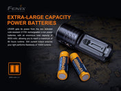 Fenix LR35R Rechargeable LED Flashlight - 10,000 Lumens, Rechargeable Flashlight, Fenix Store, at Festive Water Paddlesports