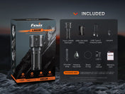 Fenix LR60R Rotary Switch Rechargeable Searchlight - 21000 Lumens, Rechargeable Flashlight, Fenix Store, at Festive Water Paddlesports