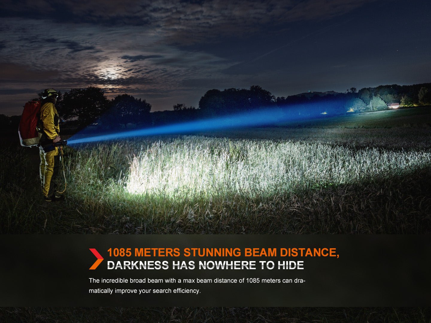 Fenix LR60R Rotary Switch Rechargeable Searchlight - 21000 Lumens, Rechargeable Flashlight, Fenix Store, at Festive Water Paddlesports