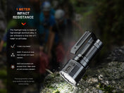 Fenix LR60R Rotary Switch Rechargeable Searchlight - 21000 Lumens, Rechargeable Flashlight, Fenix Store, at Festive Water Paddlesports