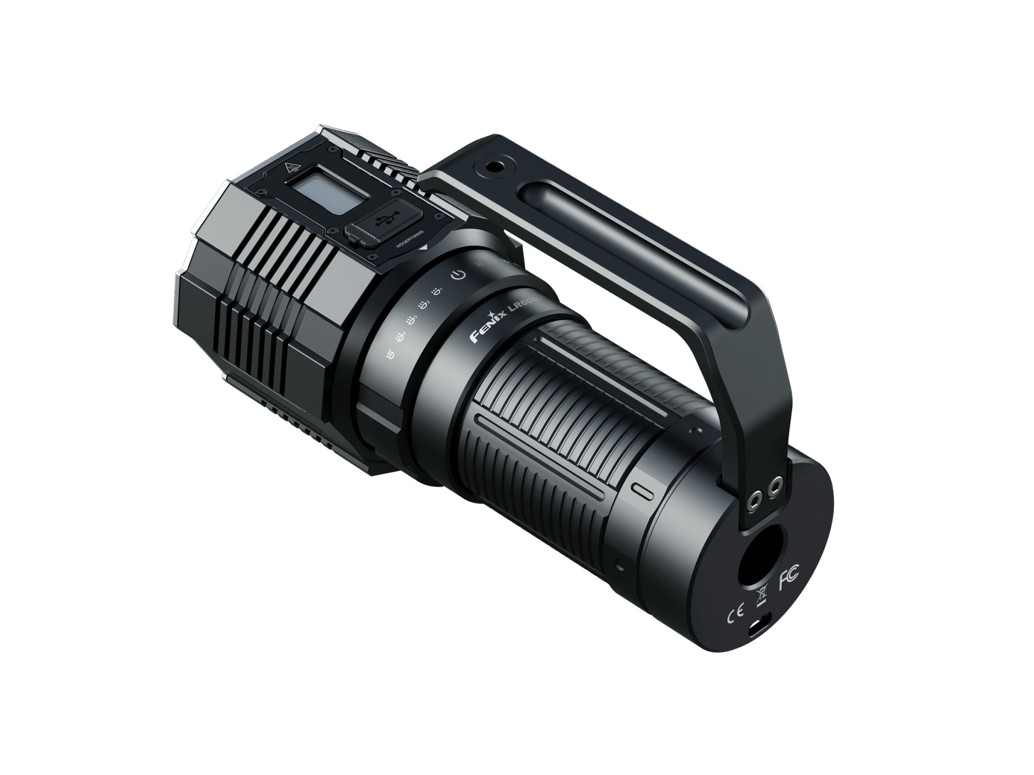 Fenix LR60R Rotary Switch Rechargeable Searchlight - 21000 Lumens, Rechargeable Flashlight, Fenix Store, at Festive Water Paddlesports