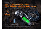 Fenix LR80R Rechargeable LED Searchlight - 18000 Lumens, Searchlight, Fenix Store, at Festive Water Paddlesports