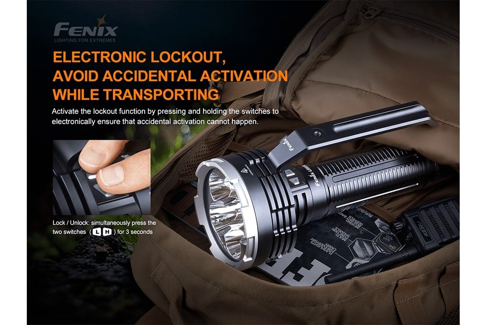 Fenix LR80R Rechargeable LED Searchlight - 18000 Lumens, Searchlight, Fenix Store, at Festive Water Paddlesports