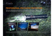 Fenix PD35 V3.0 Everyday Carry Flashlight - 1700 Lumens, Tactical Flashlight, Fenix Store, Black at Festive Water Paddlesports