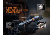 Fenix PD35 V3.0 Everyday Carry Flashlight - 1700 Lumens, Tactical Flashlight, Fenix Store, Black at Festive Water Paddlesports