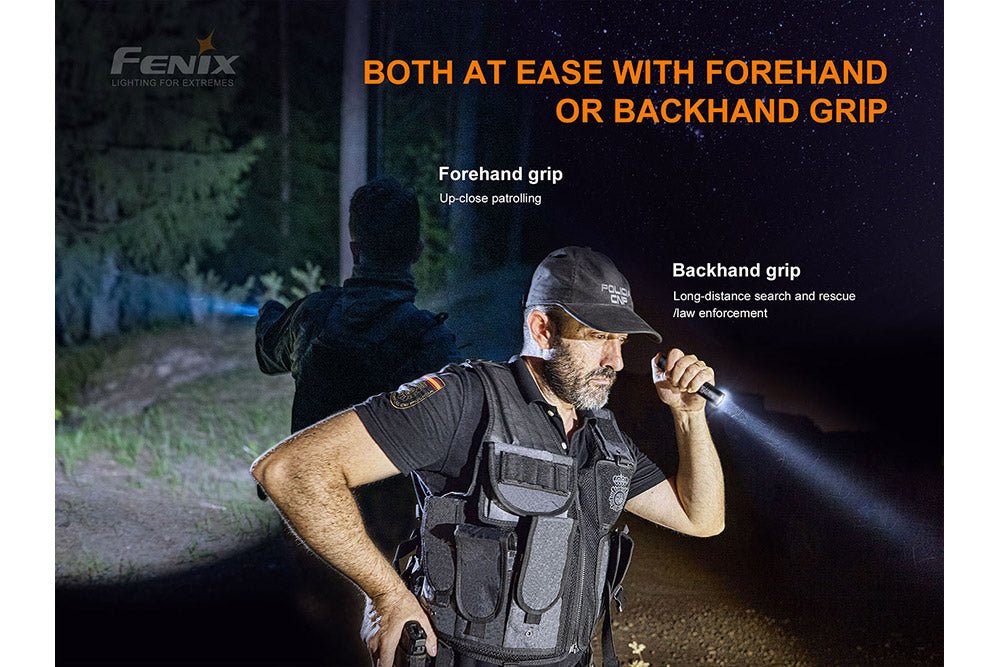 Fenix PD35 V3.0 Everyday Carry Flashlight - 1700 Lumens, Tactical Flashlight, Fenix Store, Black at Festive Water Paddlesports