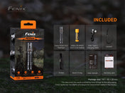 Fenix PD35 V3.0 Everyday Carry Flashlight - 1700 Lumens, Tactical Flashlight, Fenix Store, Black at Festive Water Paddlesports