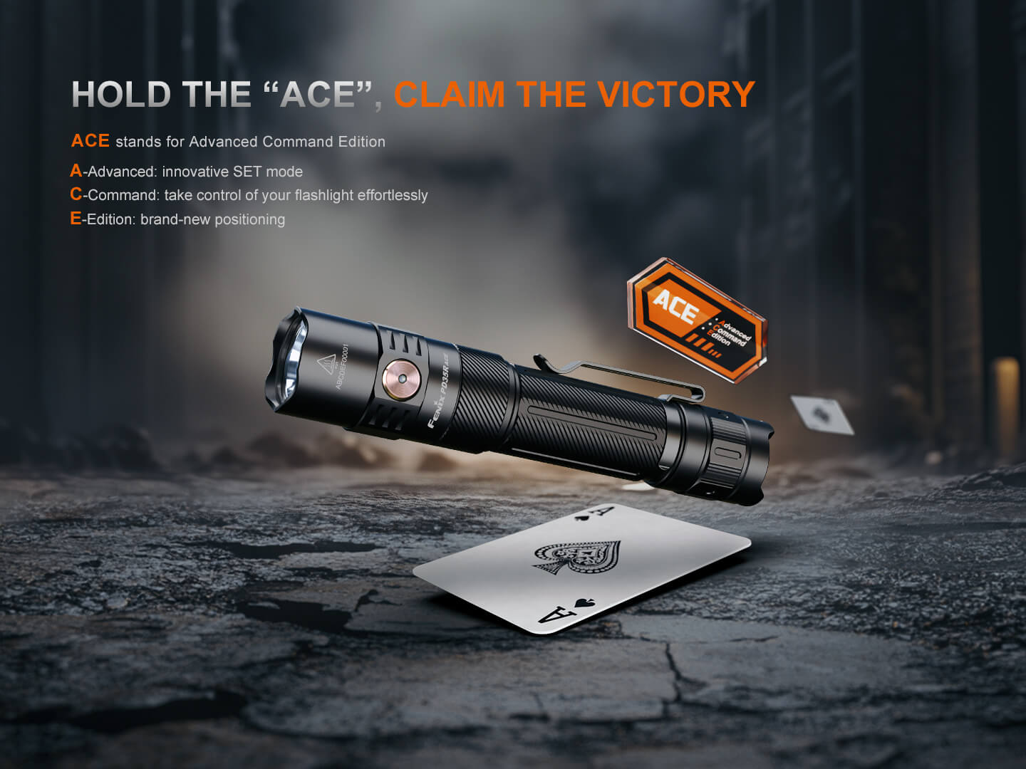 Fenix PD35R ACE Multi - mode Tactical Flashlight, EDC Flashlight, Fenix Store, at Festive Water Paddlesports