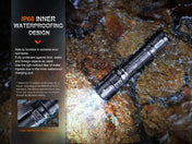 Fenix PD35R Compact Rechargeable Tactical Flashlight, Rechargeable Flashlight, Fenix Store, at Festive Water Paddlesports