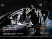 Fenix PD35R Compact Rechargeable Tactical Flashlight, Rechargeable Flashlight, Fenix Store, at Festive Water Paddlesports