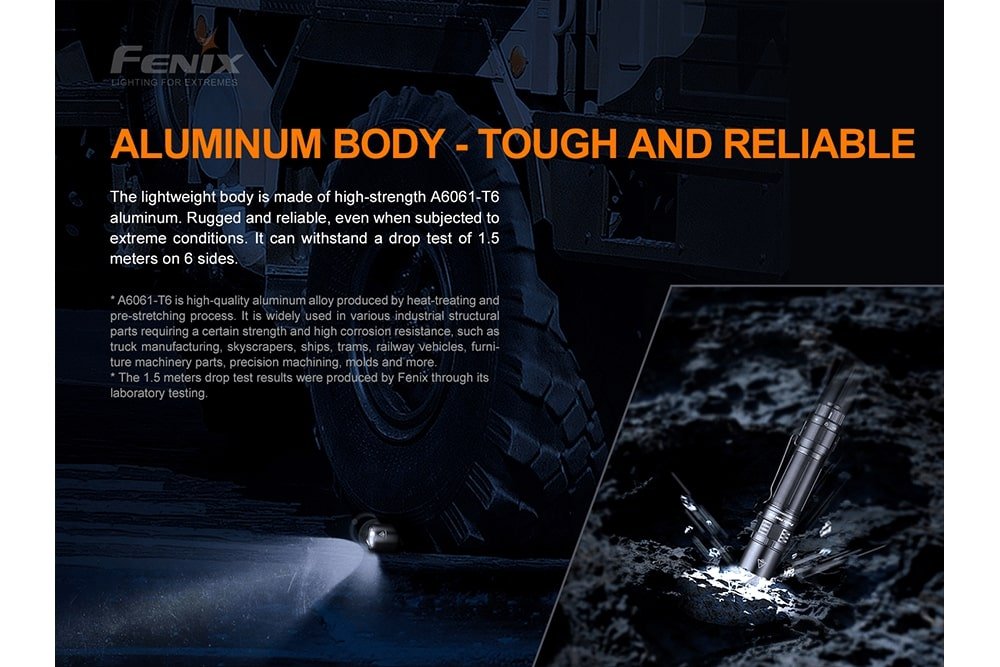 Fenix PD36 TAC Tactical Flashlight - 3000 Lumens, Tactical Flashlight, Fenix Store, at Festive Water Paddlesports