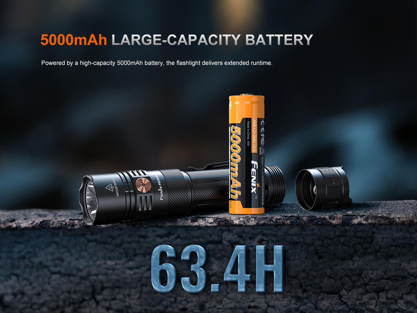 Fenix PD36R ACE Customizable Multi - Mode Flashlight, Tactical Flashlight, Fenix Store, at Festive Water Paddlesports