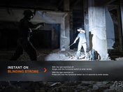 Fenix PD36R Pro 2800 Lumen Flashlight, Tactical Flashlight, Fenix Store, PD36R Pro + FREE E03R V2 Blue at Festive Water Paddlesports