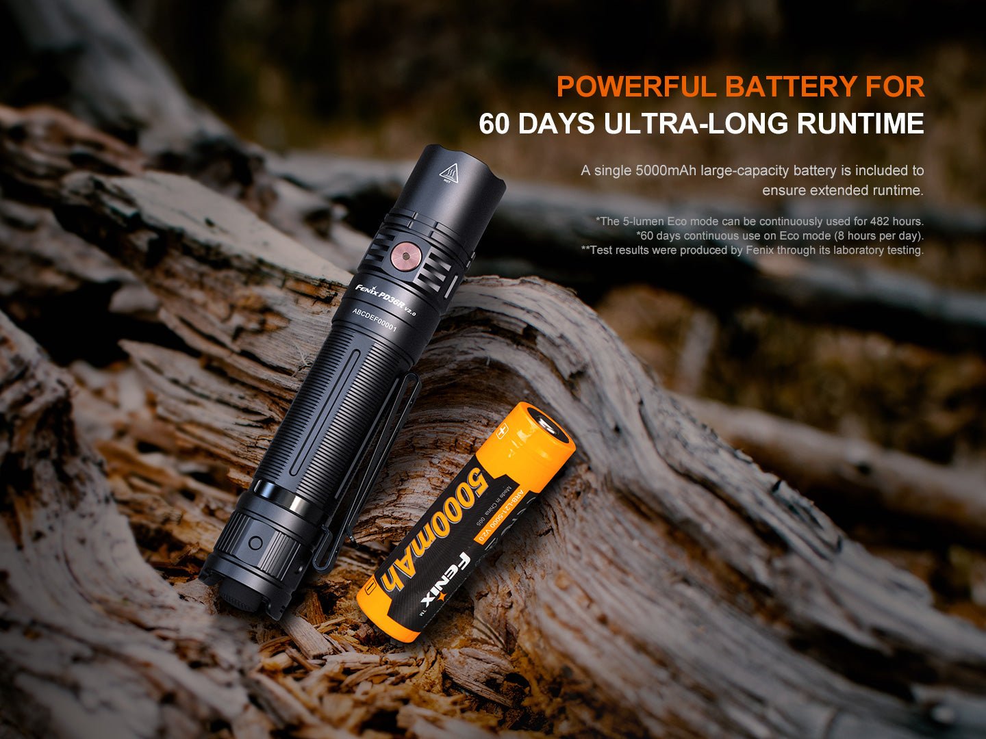 Fenix PD36R V2 Compact Rechargeable Tactical Flashlight - 1700 Lumens, Tactical Flashlight, Fenix Store, at Festive Water Paddlesports