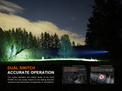 Fenix PD36R V2 Compact Rechargeable Tactical Flashlight - 1700 Lumens, Tactical Flashlight, Fenix Store, at Festive Water Paddlesports