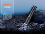 Fenix PD40R V3 Rechargeable Flashlight, Tactical Flashlight, Fenix Store, at Festive Water Paddlesports