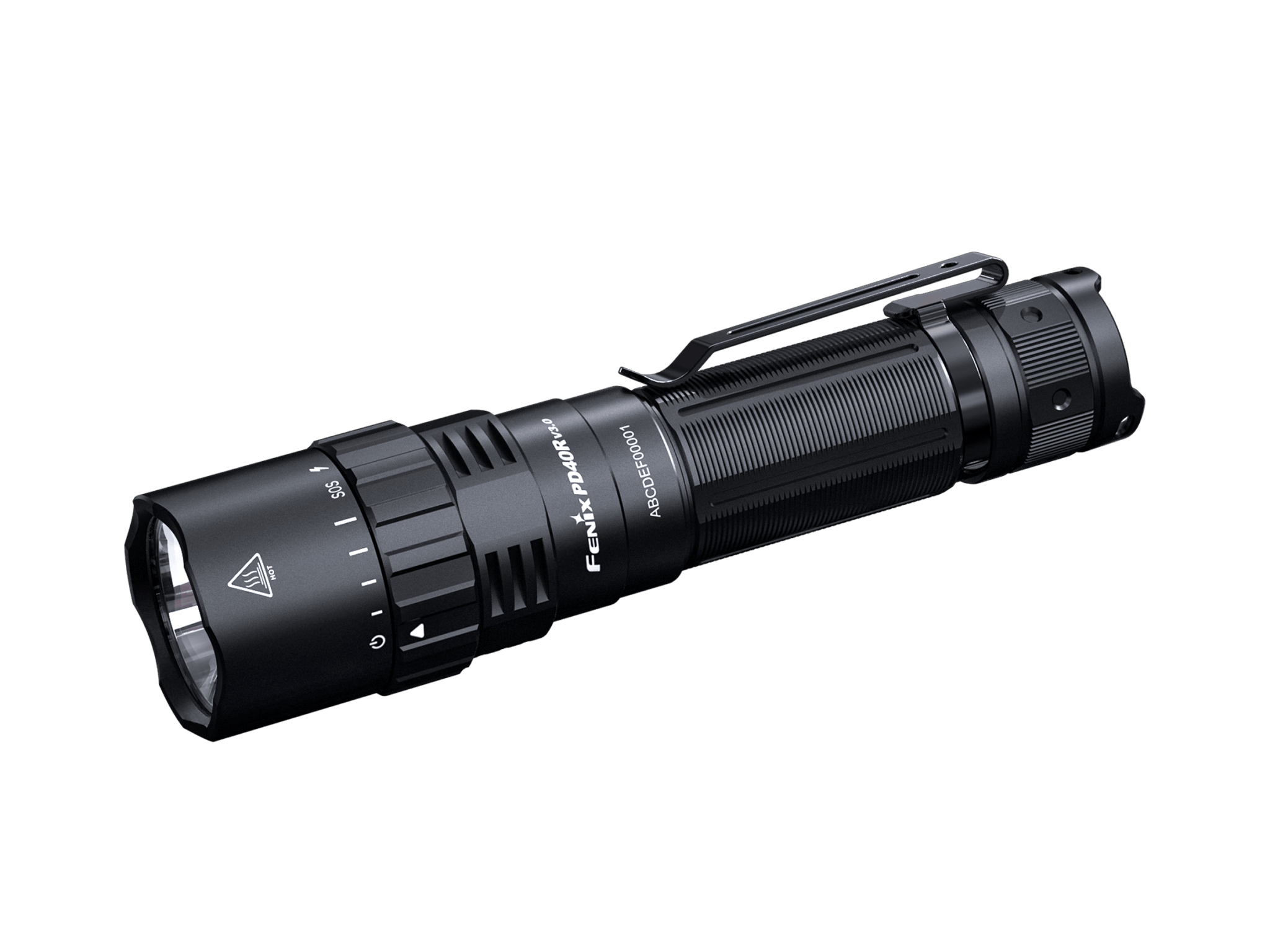Fenix PD40R V3 Rechargeable Flashlight, Tactical Flashlight, Fenix Store, at Festive Water Paddlesports