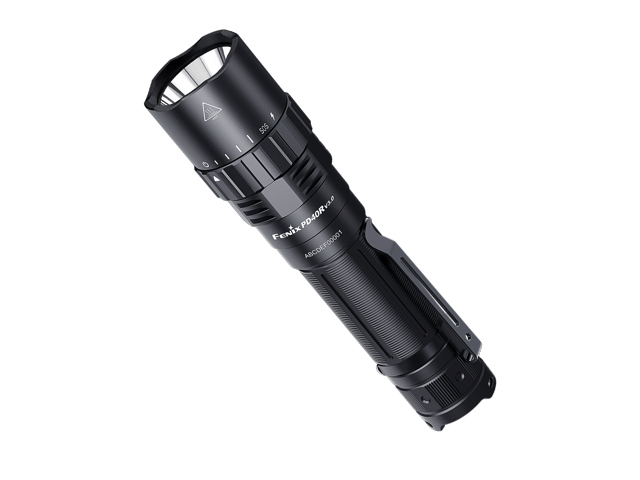 Fenix PD40R V3 Rechargeable Flashlight, Tactical Flashlight, Fenix Store, at Festive Water Paddlesports