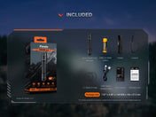 Fenix PD45R ACE Multi - Mode Tactical Flashlight, Tactical Flashlight, Fenix Store, at Festive Water Paddlesports