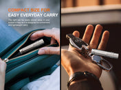 Fenix SilvGlow Limited Edition Collector's AAA Flashlight, EDC Flashlight, Fenix Store, Natural (Silver) at Festive Water Paddlesports