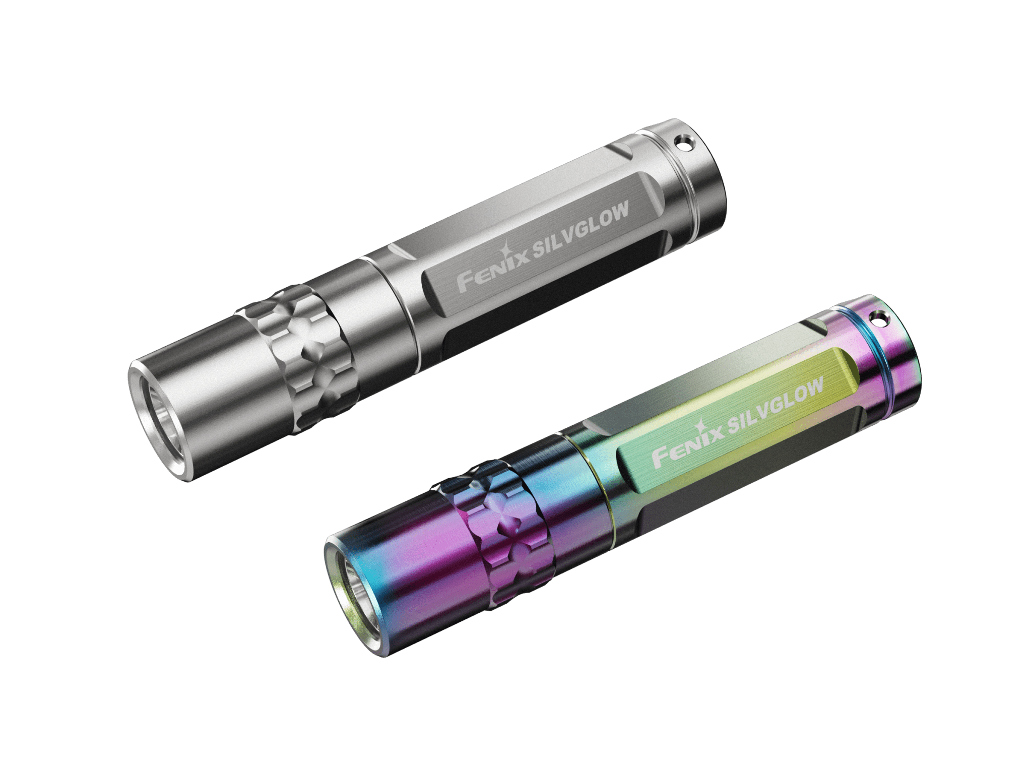 Fenix SilvGlow Limited Edition Collector's AAA Flashlight, EDC Flashlight, Fenix Store, Natural (Silver) at Festive Water Paddlesports