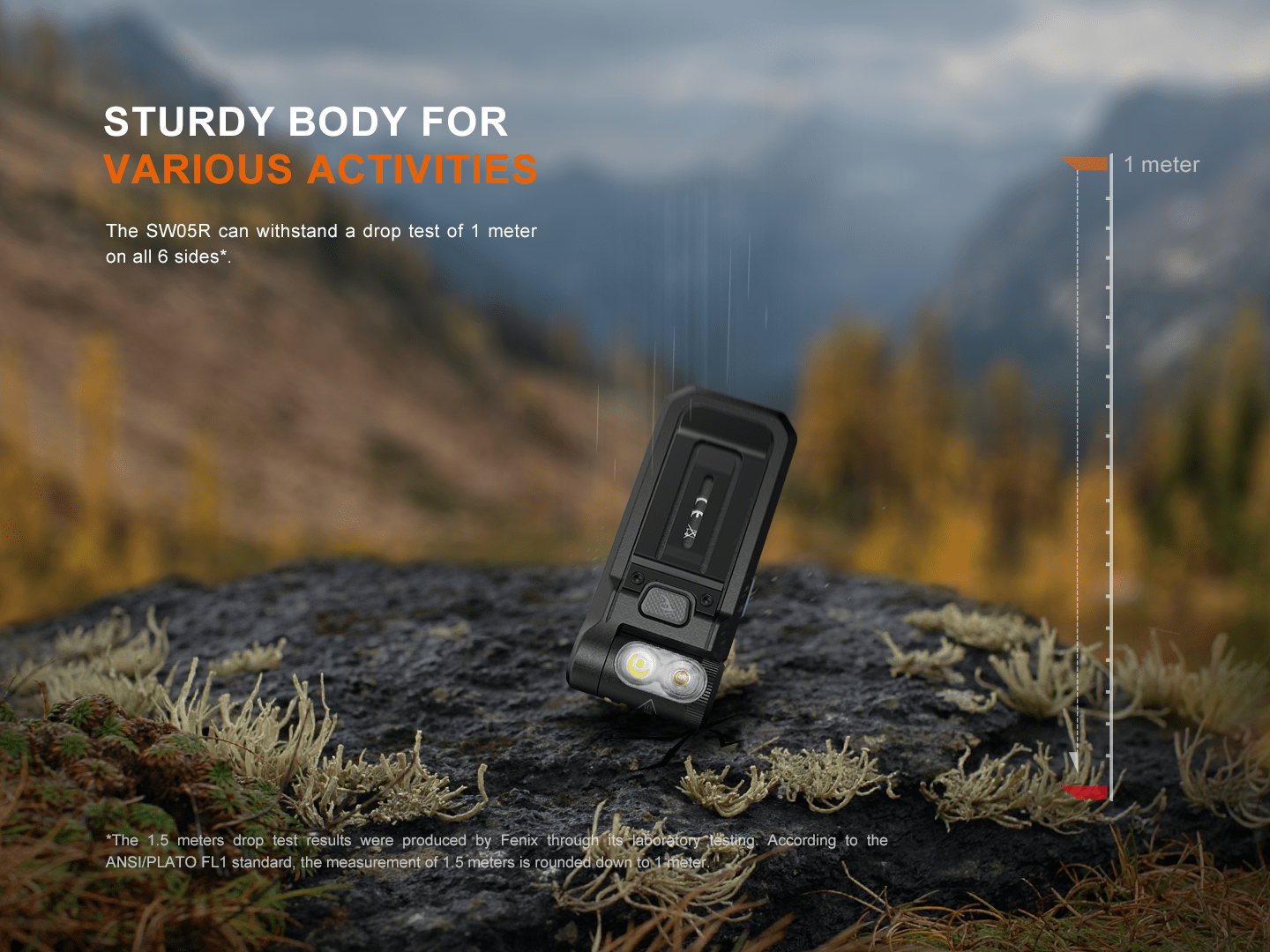 Fenix SW05R Multipurpose Clip - On Light with Red or UV Output, EDC Flashlight, Fenix Store, UV Light Green at Festive Water Paddlesports