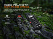 Fenix SW05R Multipurpose Clip - On Light with Red or UV Output, EDC Flashlight, Fenix Store, UV Light Green at Festive Water Paddlesports