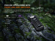 Fenix SW05R Multipurpose Clip - On Light with Red or UV Output, EDC Flashlight, Fenix Store, UV Light Green at Festive Water Paddlesports