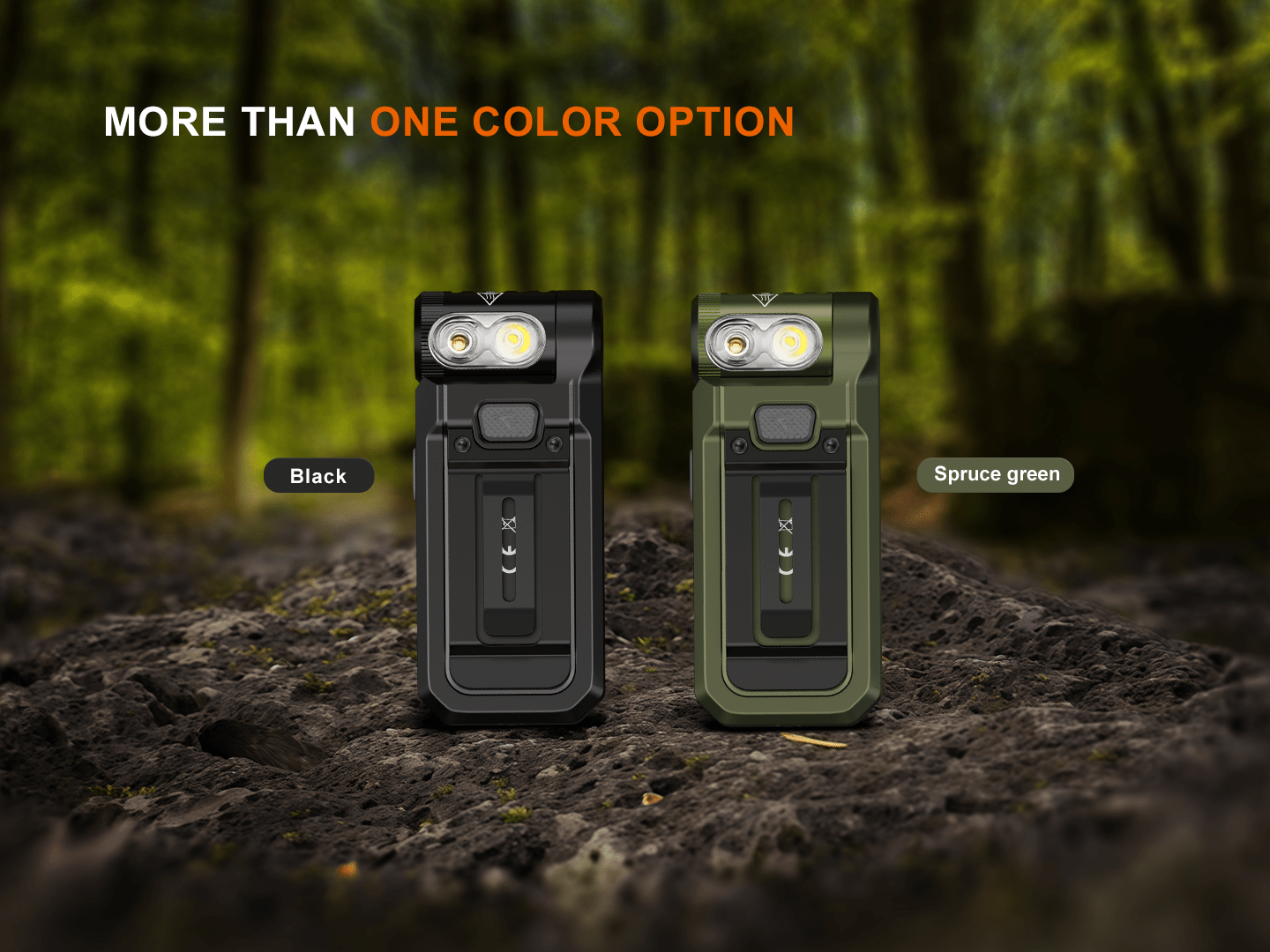 Fenix SW05R Multipurpose Clip - On Light with Red or UV Output, EDC Flashlight, Fenix Store, UV Light Green at Festive Water Paddlesports