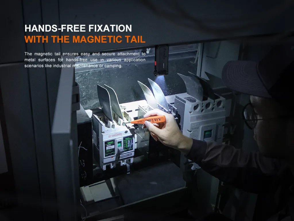 Fenix SW05R Multipurpose Clip - On Light with Red or UV Output, EDC Flashlight, Fenix Store, UV Light Green at Festive Water Paddlesports