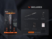 Fenix T6 Tactical LED Penlight, Penlight, Fenix Store, Black at Festive Water Paddlesports