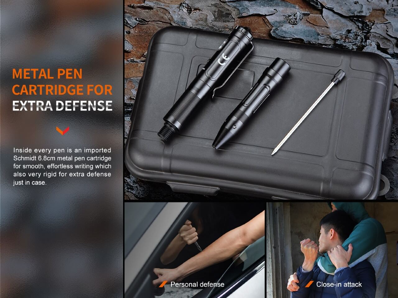 Fenix T6 Tactical LED Penlight, Penlight, Fenix Store, Black at Festive Water Paddlesports