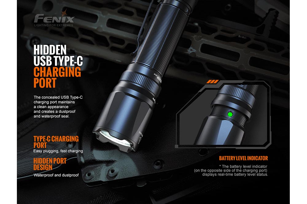 Fenix TK20R V2.0 Rechargeable Flashlight | 3000 lumens, Tactical Flashlight, Fenix Store, at Festive Water Paddlesports