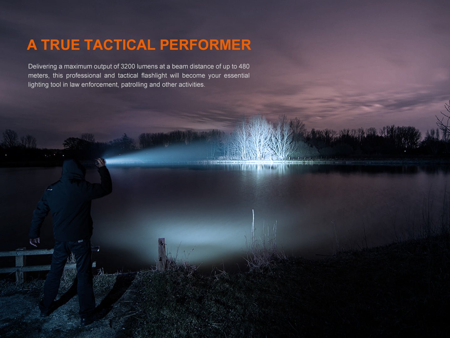Fenix TK22R Rechargeable Tactical & Duty Flashlight, Tactical Flashlight, Fenix Store, at Festive Water Paddlesports
