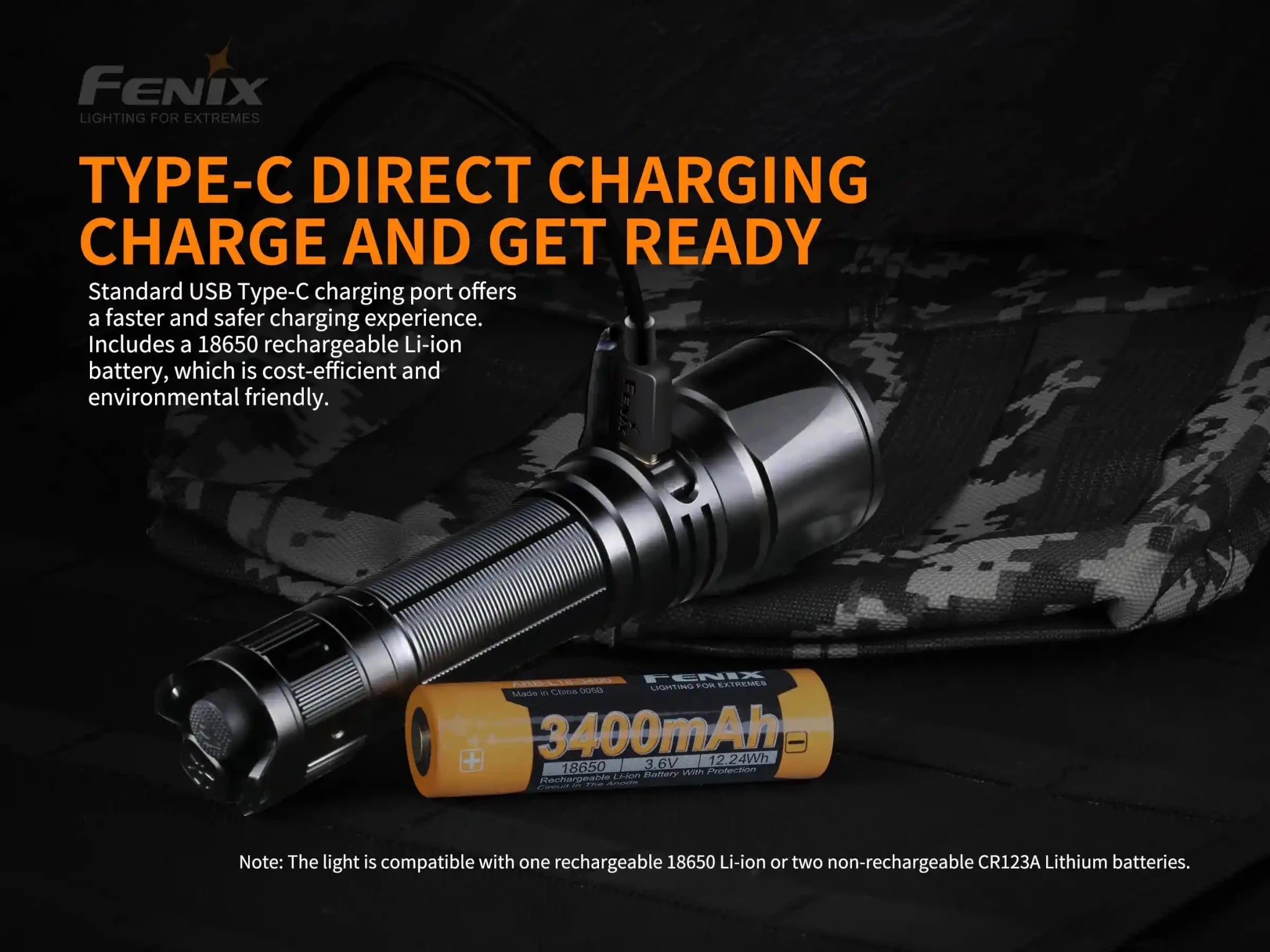Fenix TK26R Tactical LED Flashlight - 1500 Lumens, Tactical Flashlight, Fenix Store, at Festive Water Paddlesports