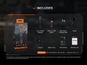 Fenix TK30R Tactical White Laser Rechargeable Flashlight, Tactical Flashlight, Fenix Store, at Festive Water Paddlesports