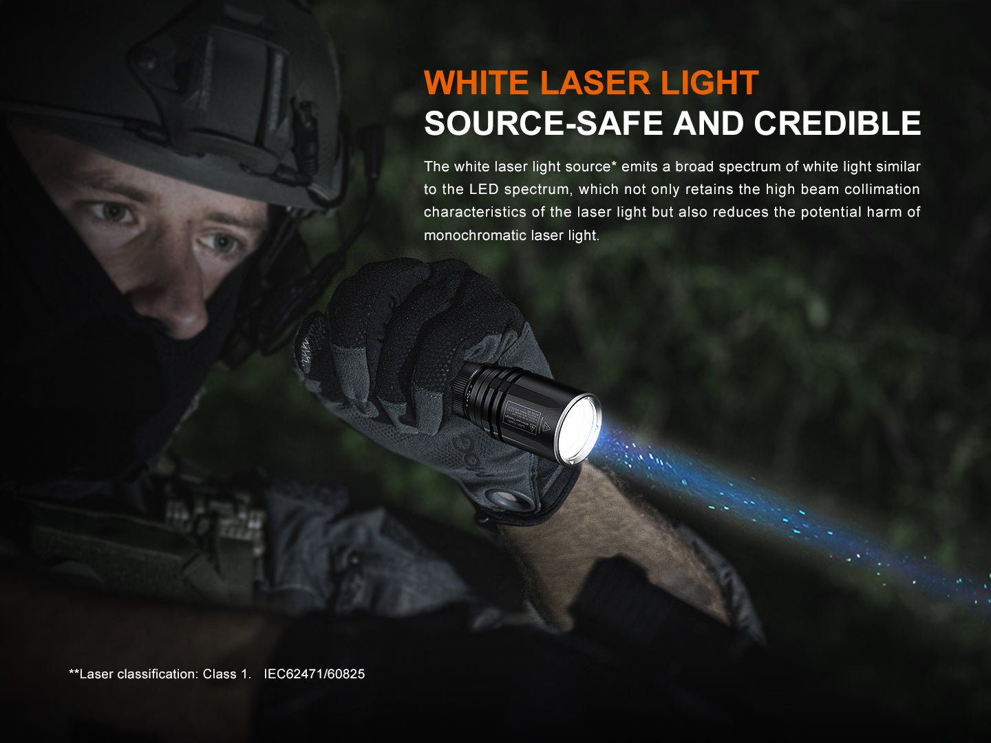 Fenix TK30R Tactical White Laser Rechargeable Flashlight, Tactical Flashlight, Fenix Store, at Festive Water Paddlesports