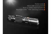 Fenix UC35 V2.0 LED Rechargeable EDC Flashlight, Rechargeable Flashlight, Fenix Store, at Festive Water Paddlesports