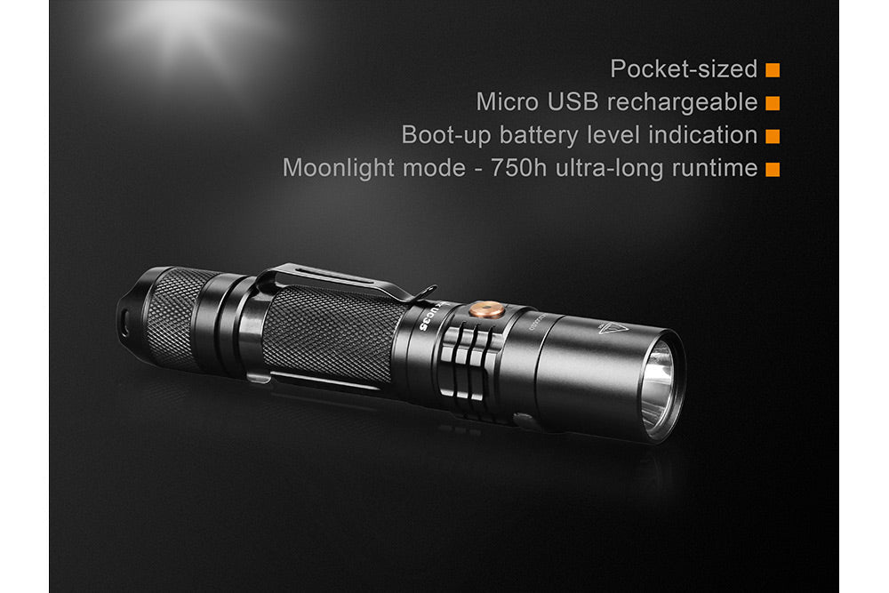 Fenix UC35 V2.0 LED Rechargeable EDC Flashlight, Rechargeable Flashlight, Fenix Store, at Festive Water Paddlesports