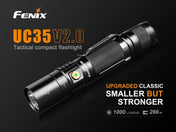 Fenix UC35 V2.0 LED Rechargeable EDC Flashlight, Rechargeable Flashlight, Fenix Store, at Festive Water Paddlesports