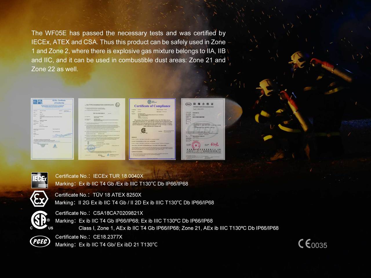 Fenix WF05E Intrinsically Safe Flashlight, Work Flashlight, Fenix Store, at Festive Water Paddlesports