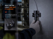 Fenix WF26R Cradle Charging LED Work Flashlight, Work Flashlight, Fenix Store, at Festive Water Paddlesports