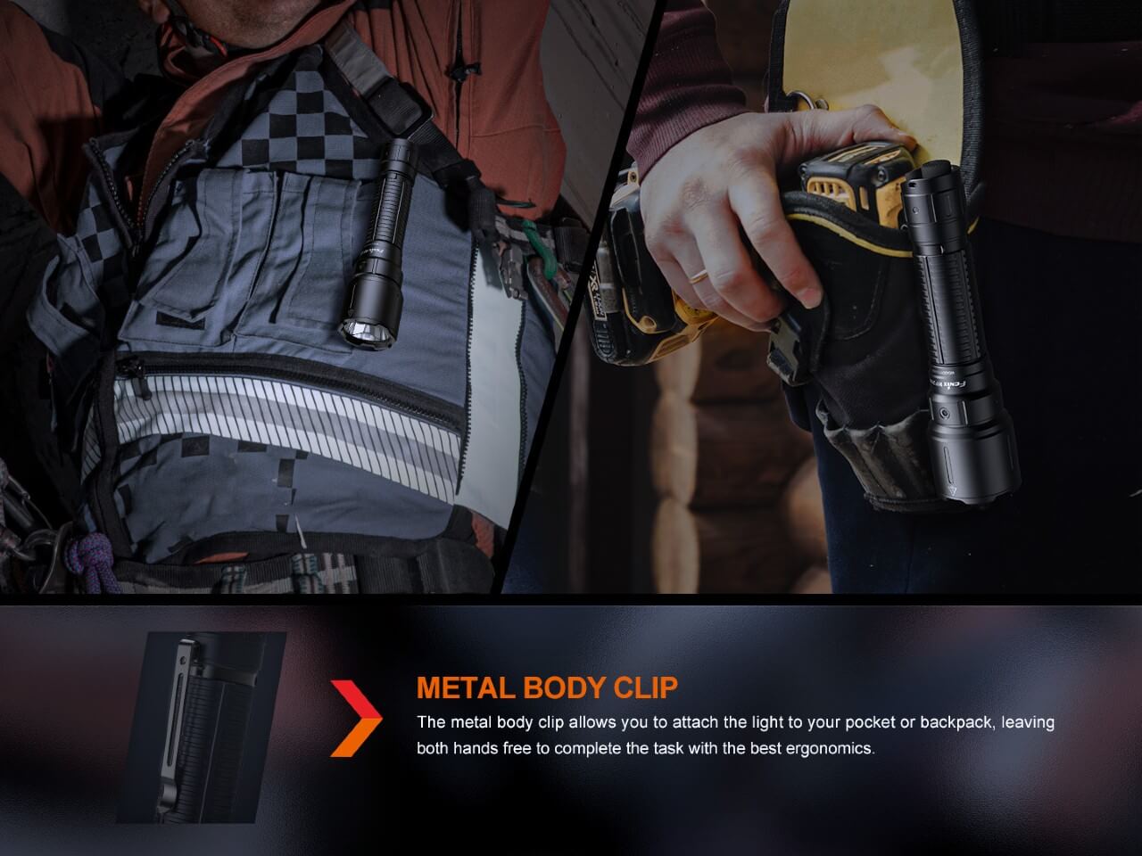 Fenix WF26R Cradle Charging LED Work Flashlight, Work Flashlight, Fenix Store, at Festive Water Paddlesports