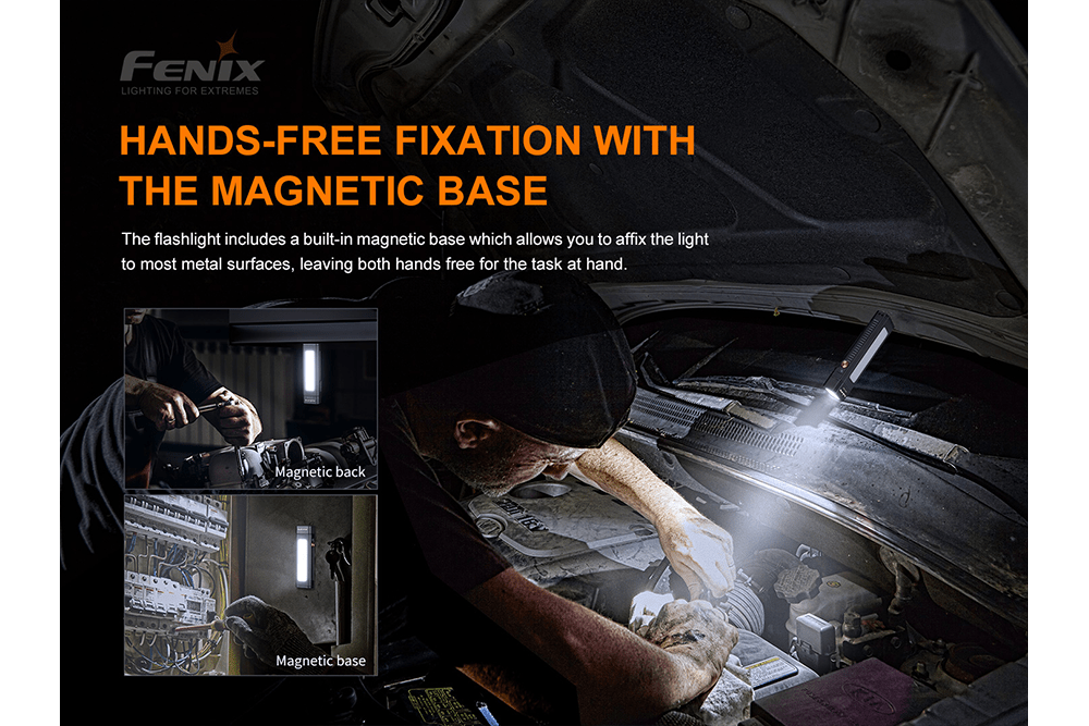 Fenix WT16R Rechargeable Work Light, Work Flashlight, Fenix Store, at Festive Water Paddlesports